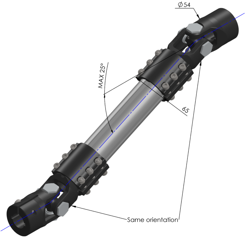 Universal joints, torque tubes & flange bearings BSIdk Group