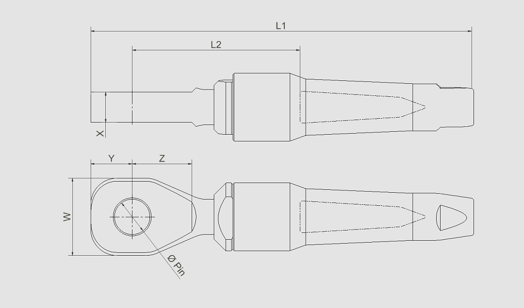 Kevlar Socket w. Eye (KSE-) - BSI Rigging